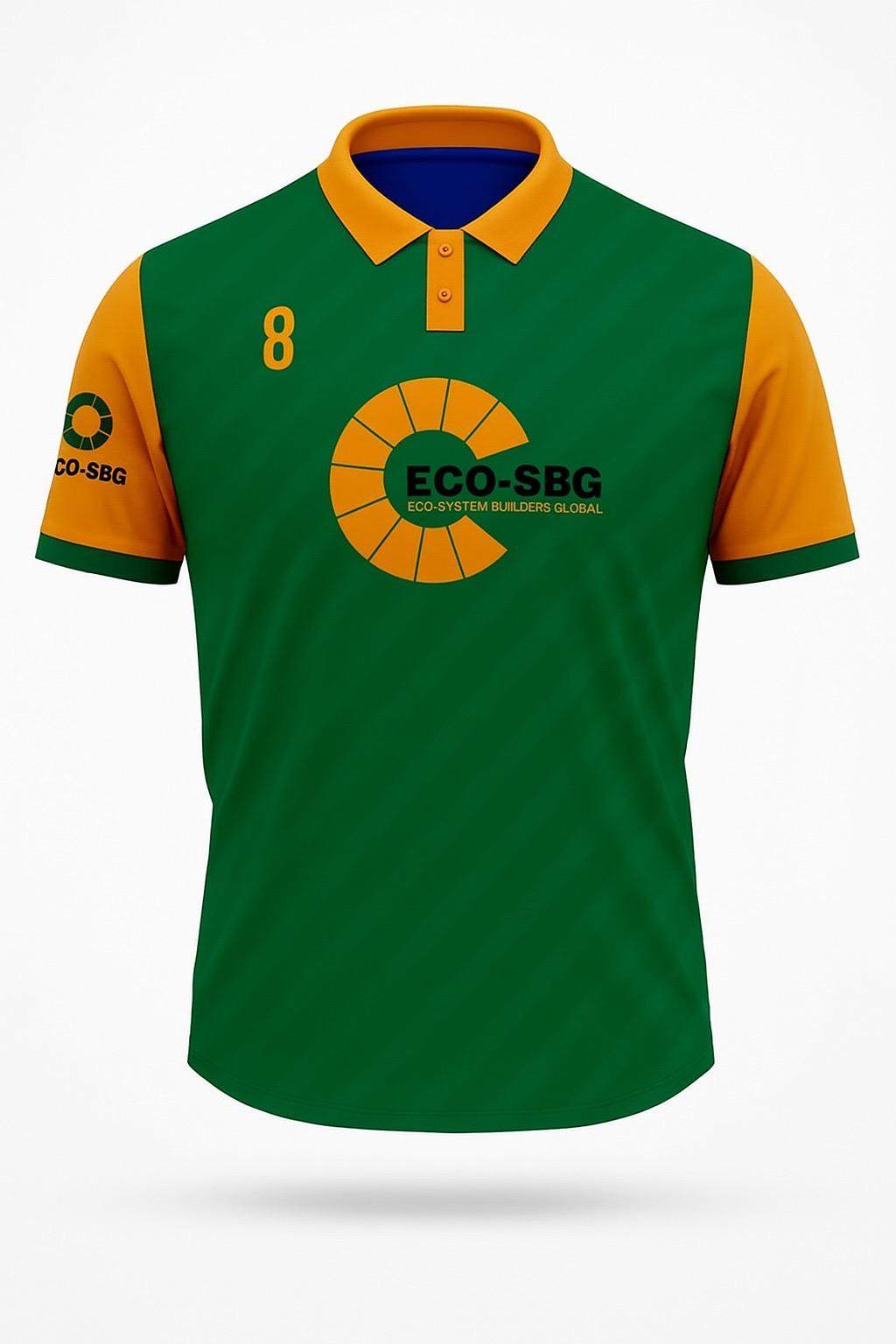 Premium Green & Yellow Sports Polo Jersey – Custom Team Uniform Shirt