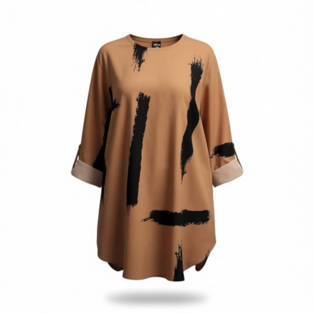 Brushstroke Muse Tunic Dress